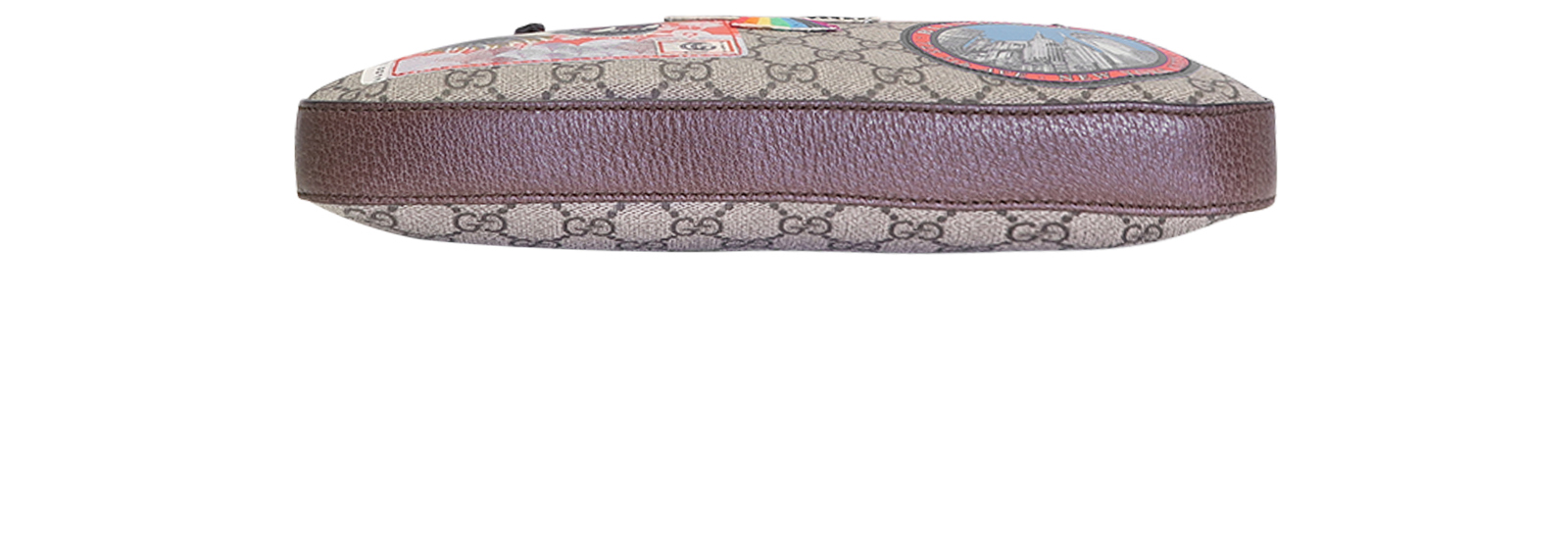 Courier GG Messenger, &pound;600, Handbags, Beige, Canvas, Top view